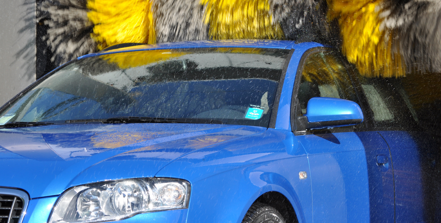 Unsere Waschanlage in Action